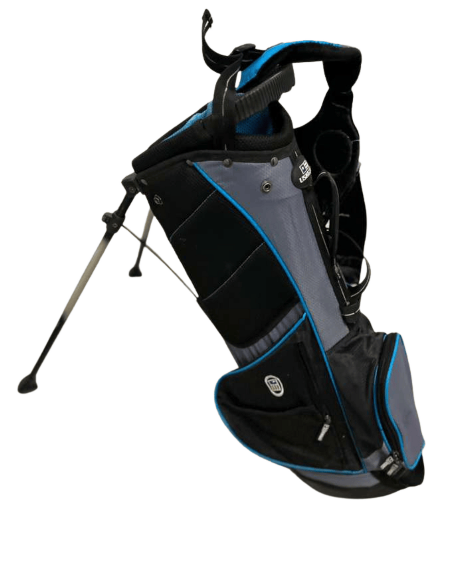 UL7-48 Stand Bag/24.5 Inch, Black/Teal. Used