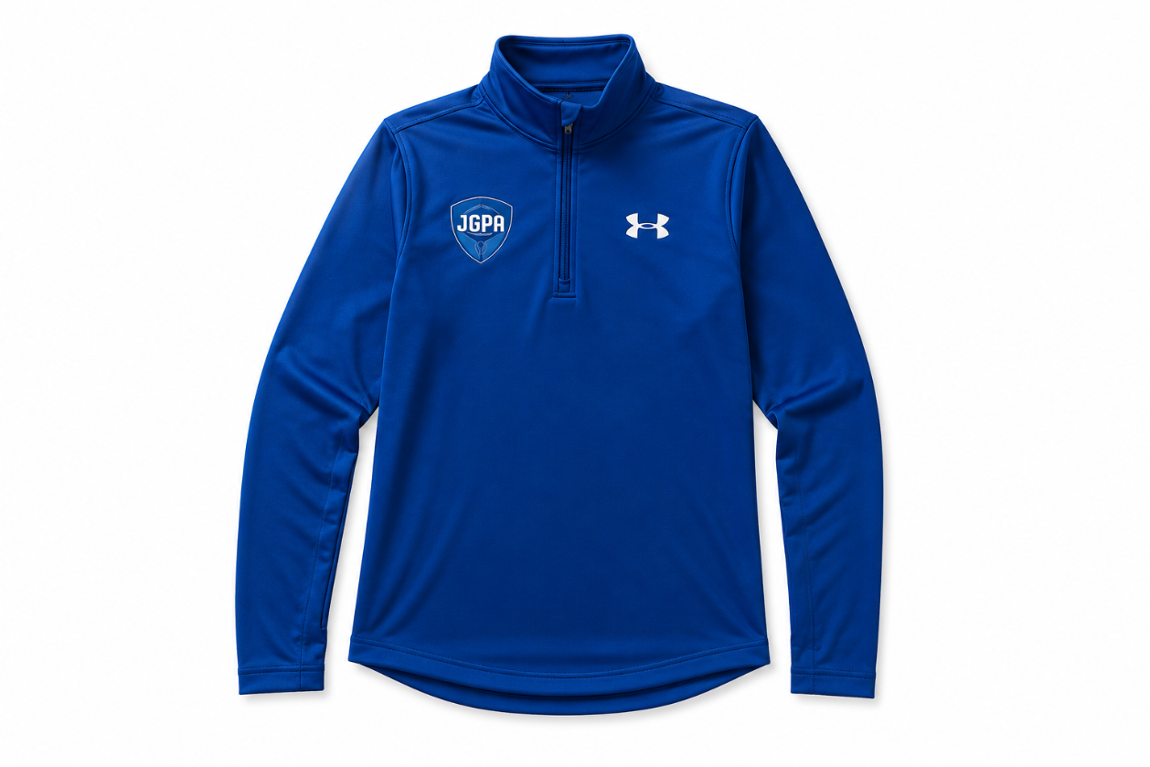 Blue Under Armour Quarter-Zip with JGPA Logo